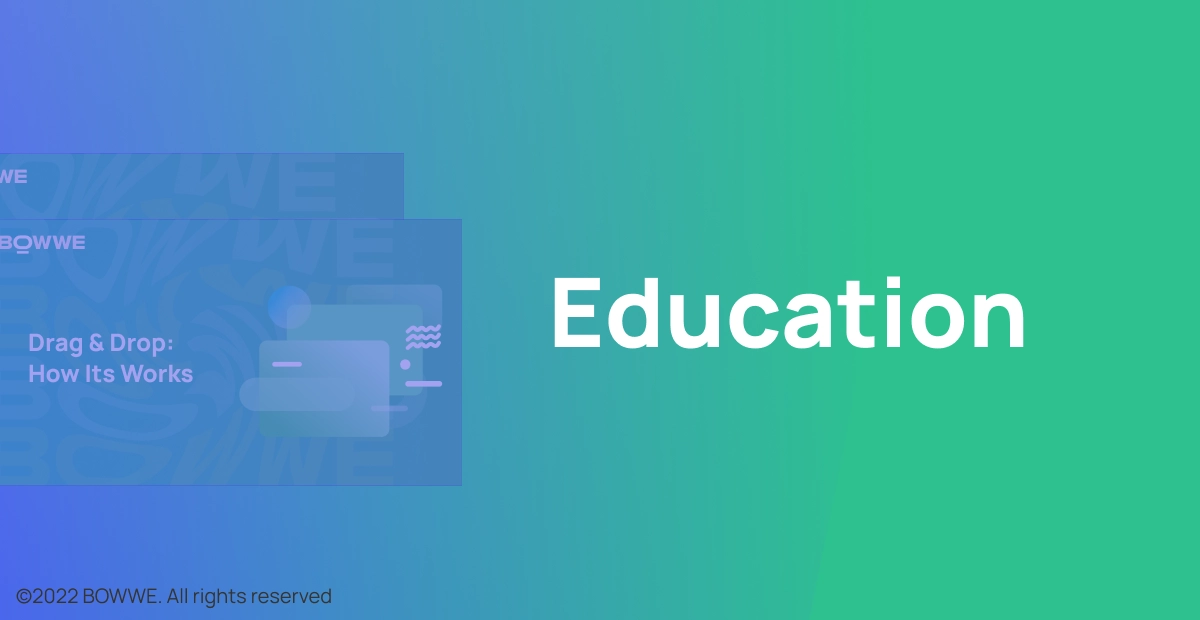 BOWWE vs Webflow - Éducation