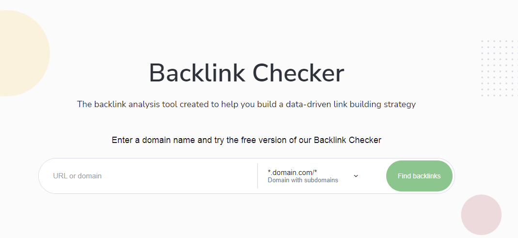 SE Ranking Backlink Checker